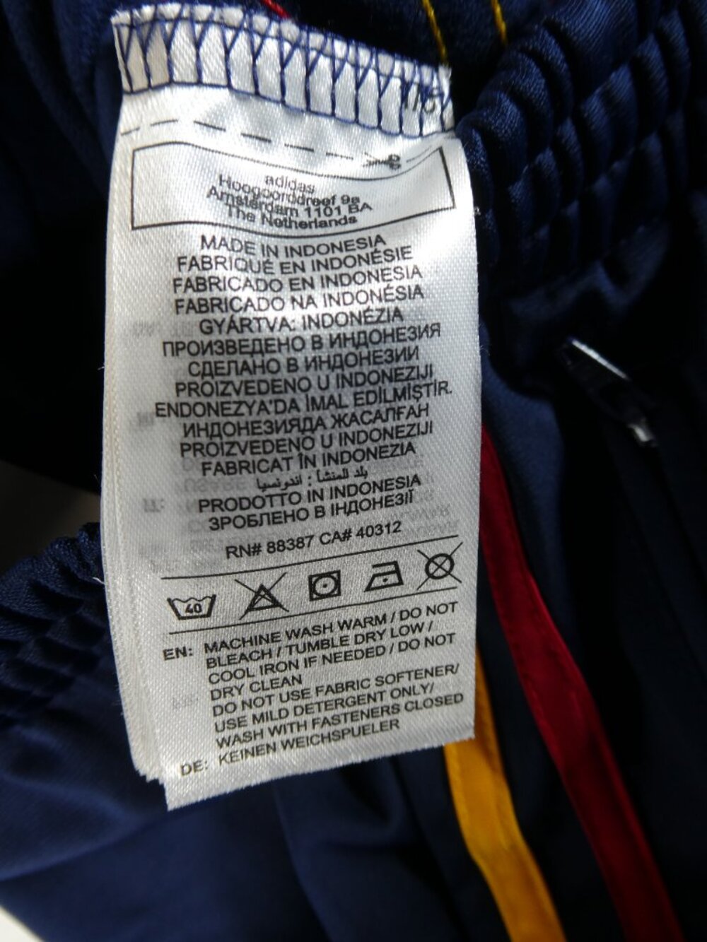 Adidas Womens Two Piece Tracksuit Set Jacket KC6571 Pants KC6552 Blue M - Picture 14 of 15